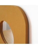 Textile mirror FORM 01 Mustard