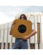 Textile mirror FORM 01 Mustard