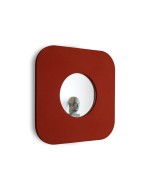 Textile mirror FORM 01 Terracotta
