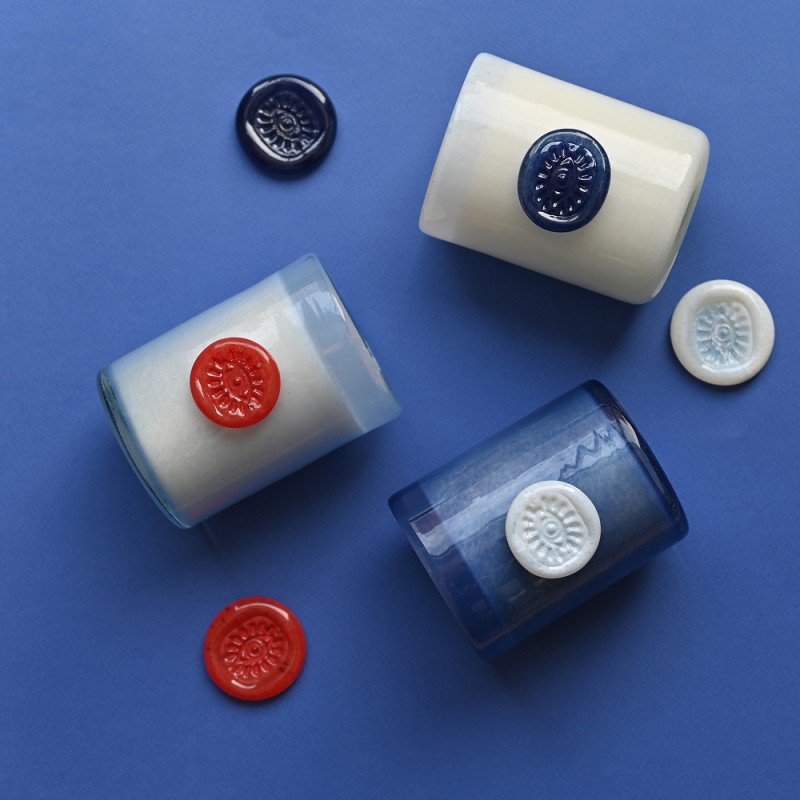 Candle Accent Blue
