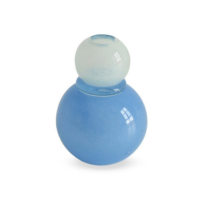 Candlestick Moon Blue