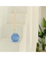 Candlestick Moon Blue