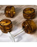 Glasses from thick glass (set of 2 pcs)